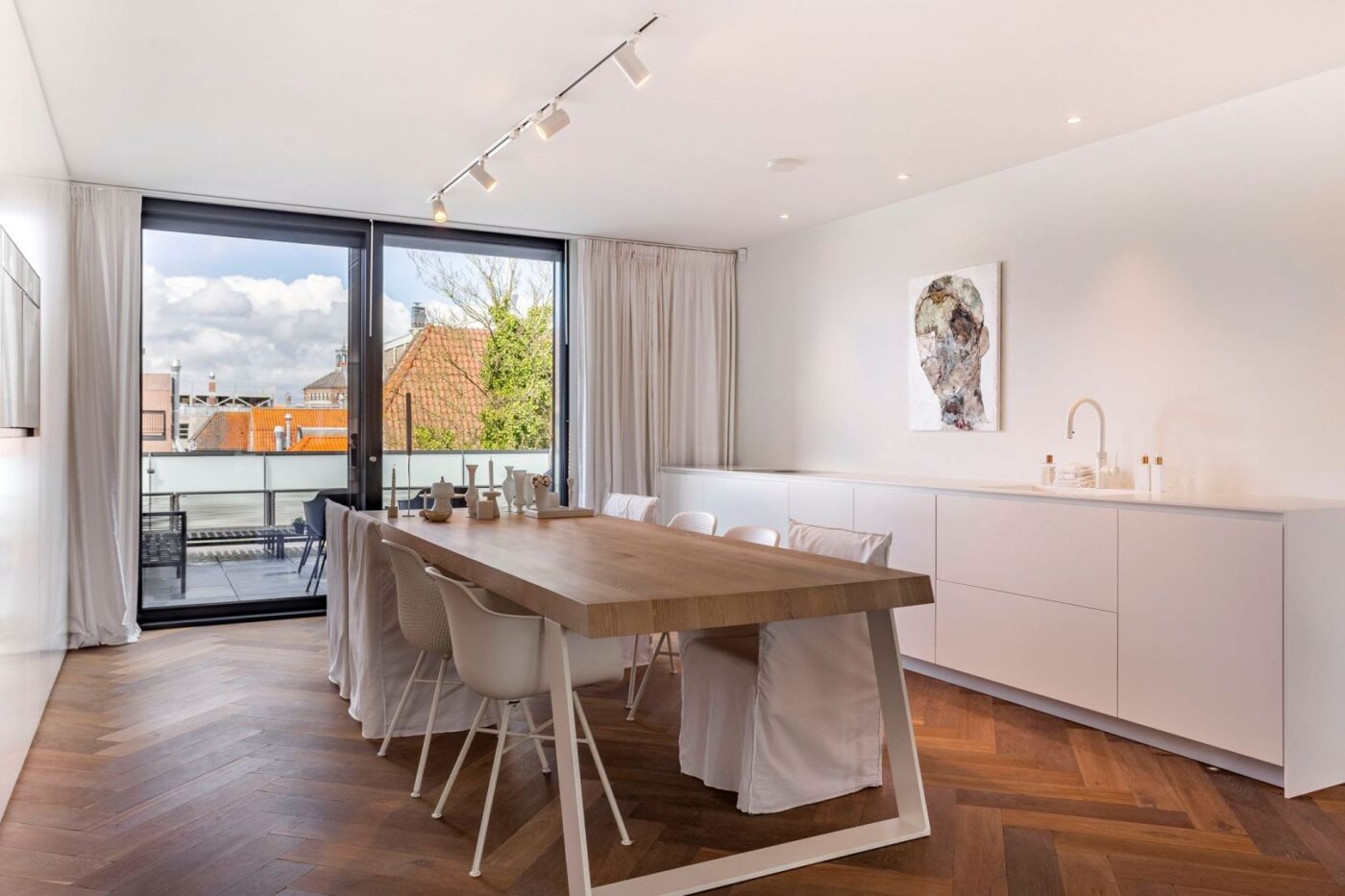 Houten Vloer Visgraat – UrbanWOOD Peloche - Appartement in Purmerend – 6