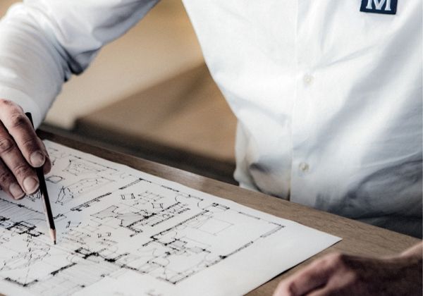 Houten vloer brede planken